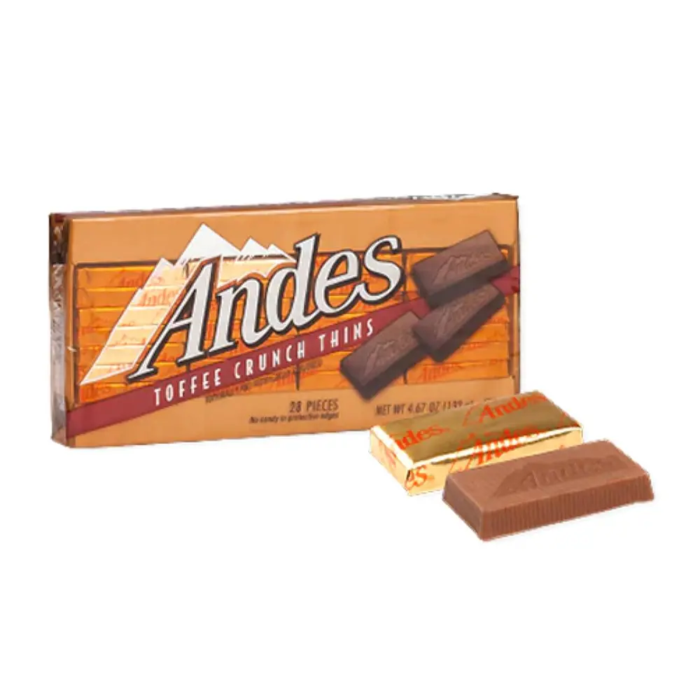 Socola Cam, Chocolatey Orange Thins, 28 Viên, 4.67 oz (132g) - ANDES